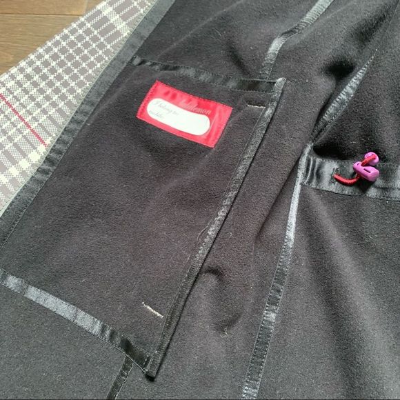 LULULEMON Apres Jacket Gray Multi Plaid Hooded Long Rain - Picture 8 of 12